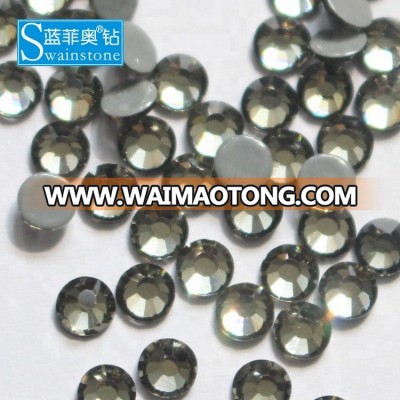 Y0912 FREE SHIPPING!!!black diamond color hotfix rhinestone, ss4 iron-on pedreria,transfer rhinestones